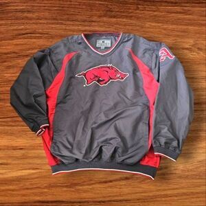 Men Colosseum Athletics Arkansas Razorbacks Pullover Jacket